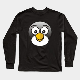 Penguin Emoticon Long Sleeve T-Shirt